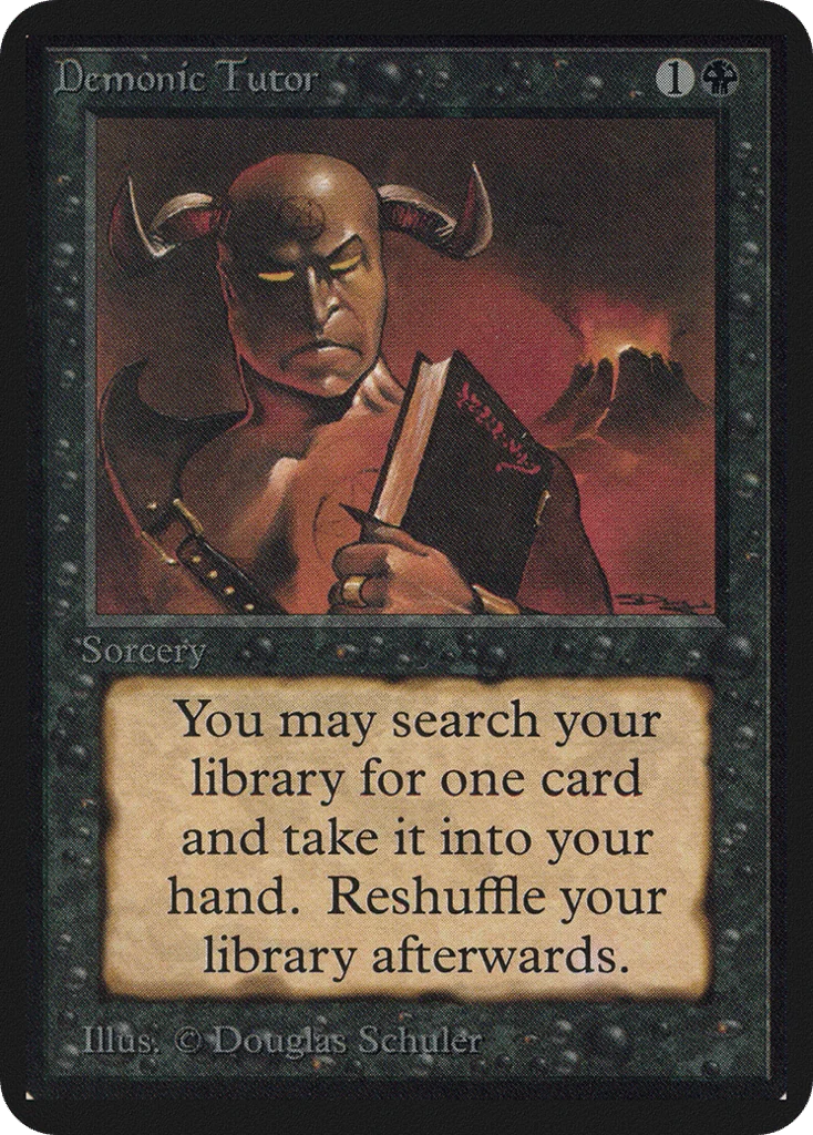 Demonic Tutor · Limited Edition Alpha