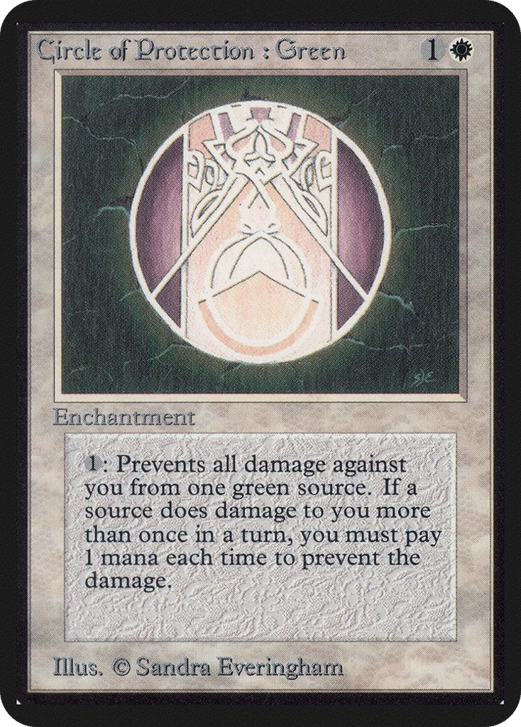 Circle of Protection: Green · Limited Edition Alpha