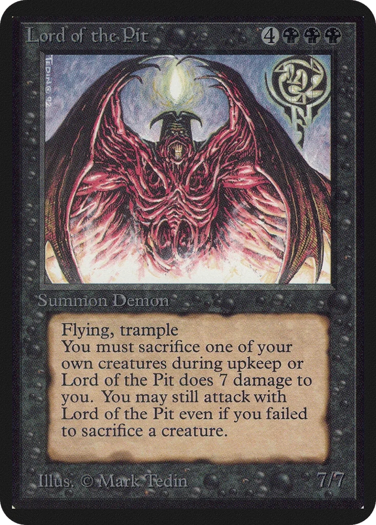 Lord of the Pit · Limited Edition Alpha