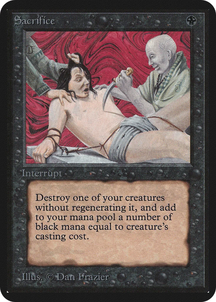 Sacrifice · Limited Edition Alpha