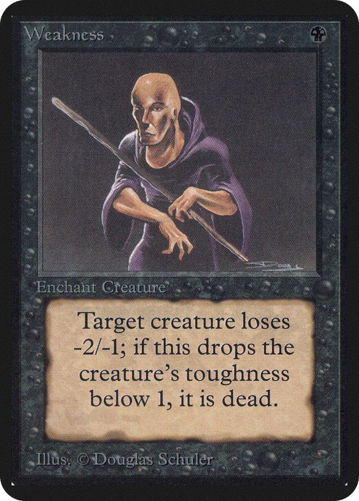 Weakness · Limited Edition Alpha
