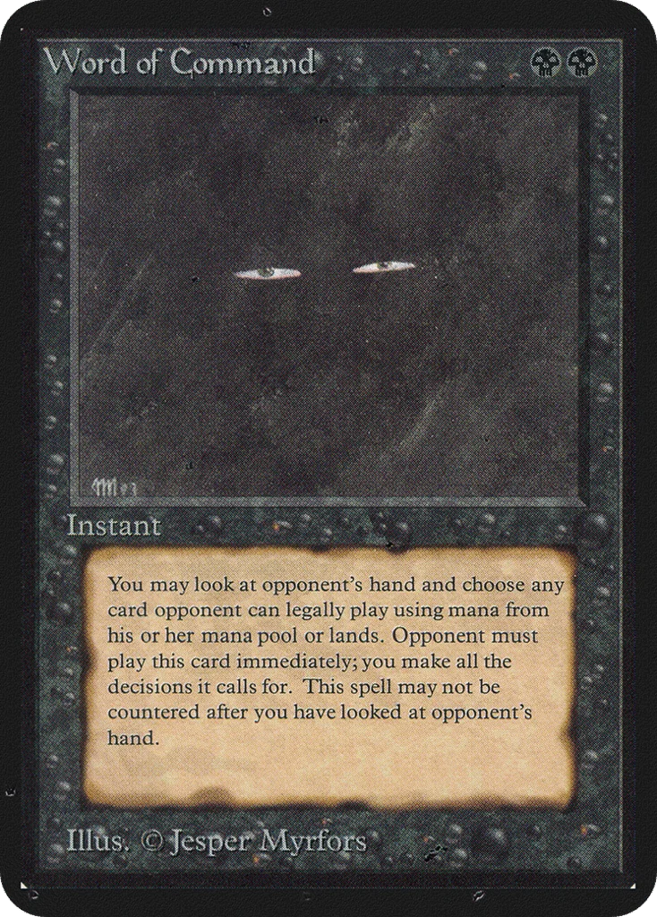 Word of Command · Limited Edition Alpha