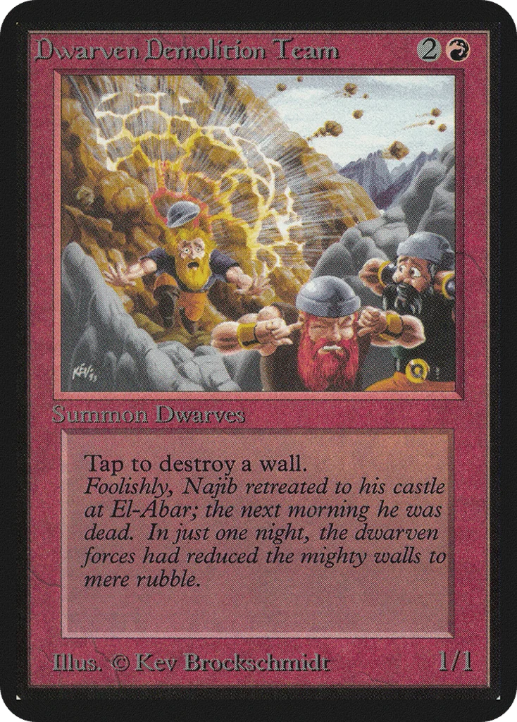 Dwarven Demolition Team · Limited Edition Alpha