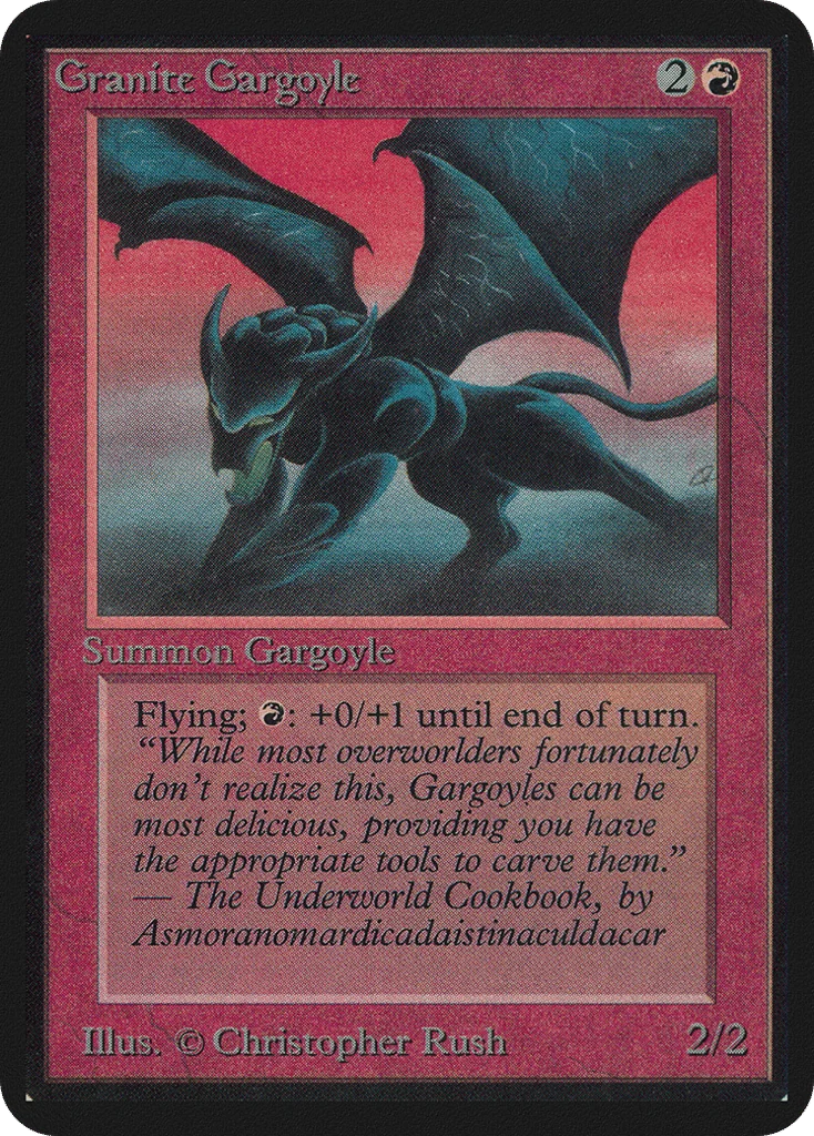 Granite Gargoyle · Limited Edition Alpha