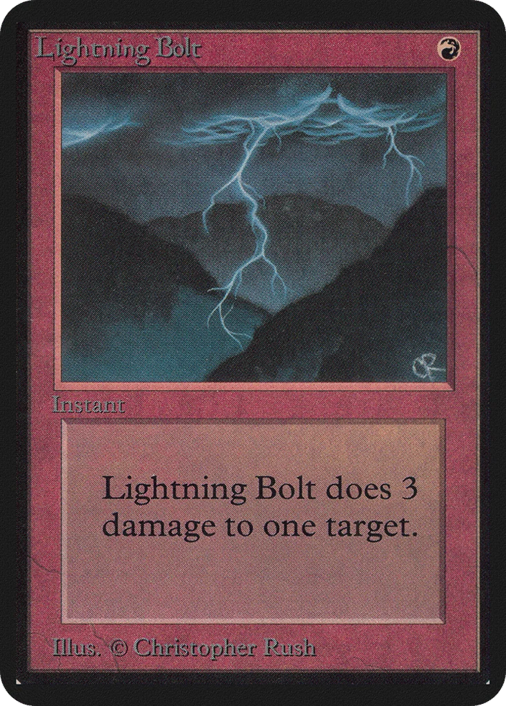 Lightning Bolt · Limited Edition Alpha