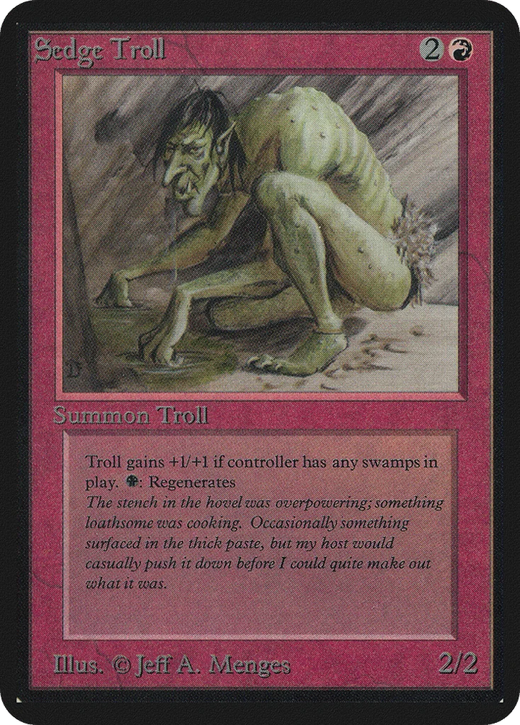 Sedge Troll · Limited Edition Alpha