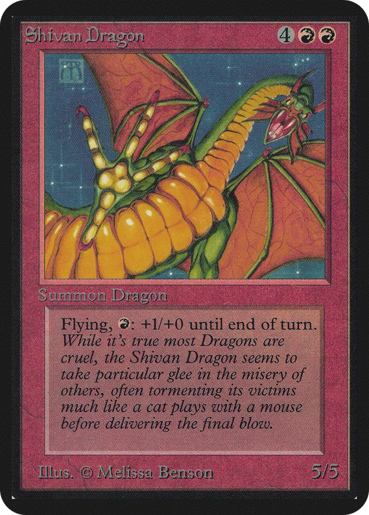 Shivan Dragon · Limited Edition Alpha