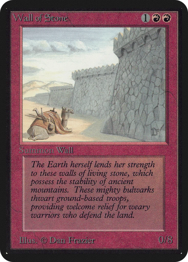 Wall of Stone · Limited Edition Alpha