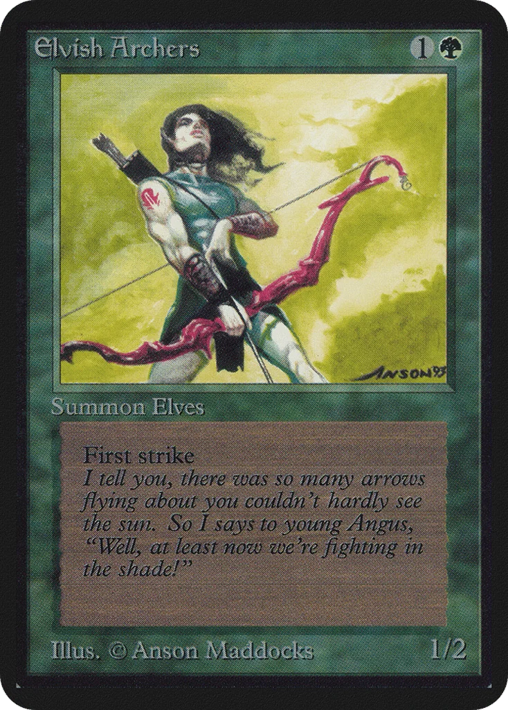 Elvish Archers · Limited Edition Alpha