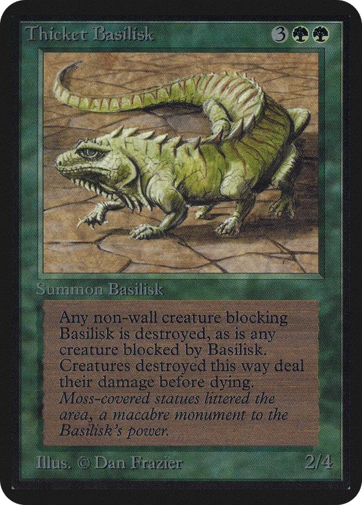 Thicket Basilisk · Limited Edition Alpha