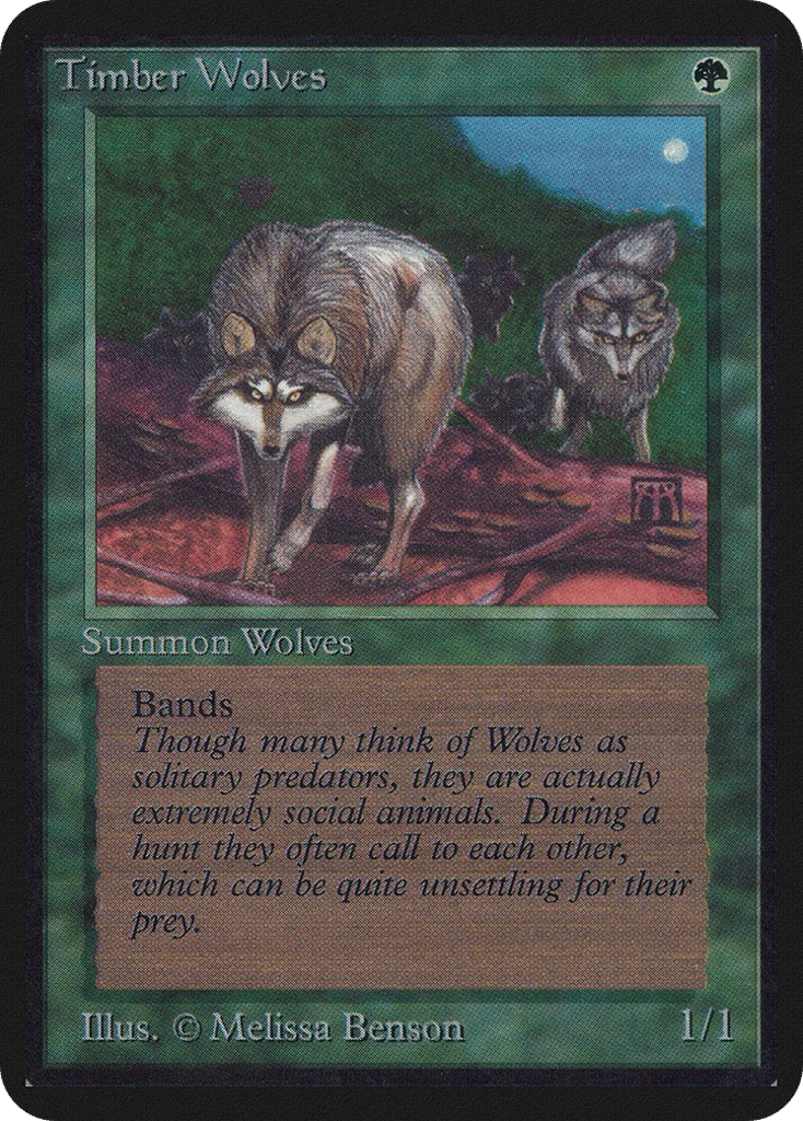 Timber Wolves · Limited Edition Alpha