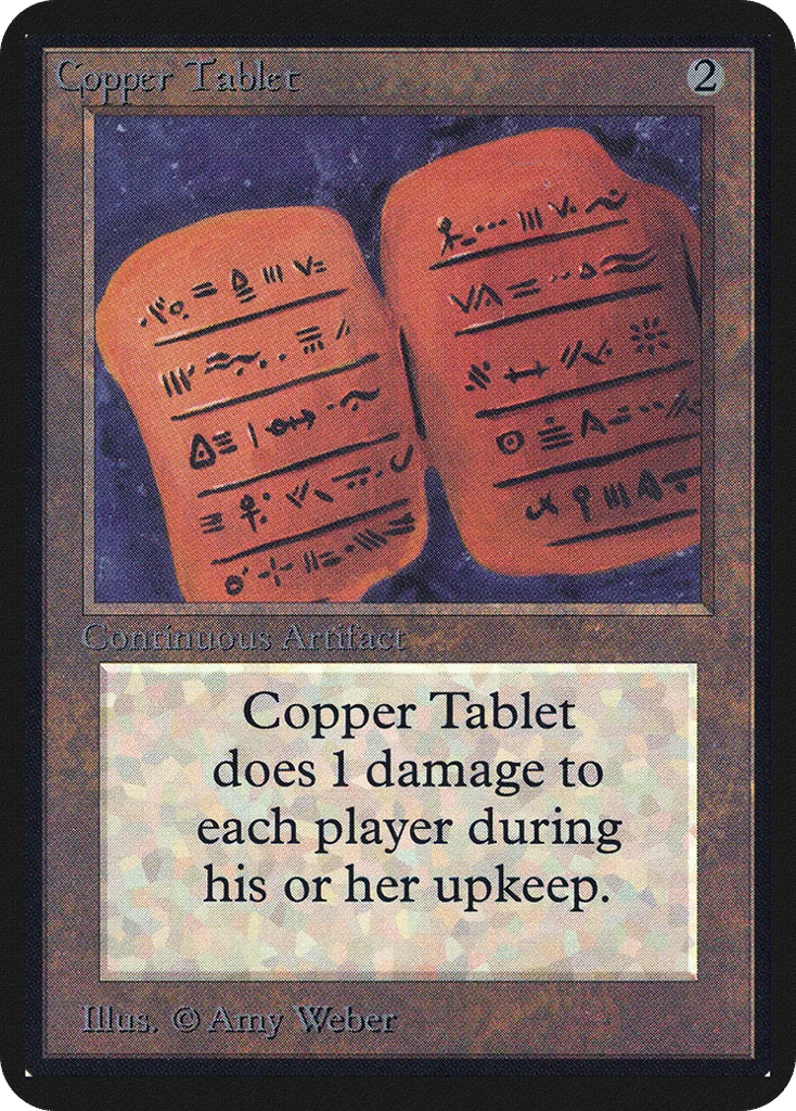 Copper Tablet · Limited Edition Alpha