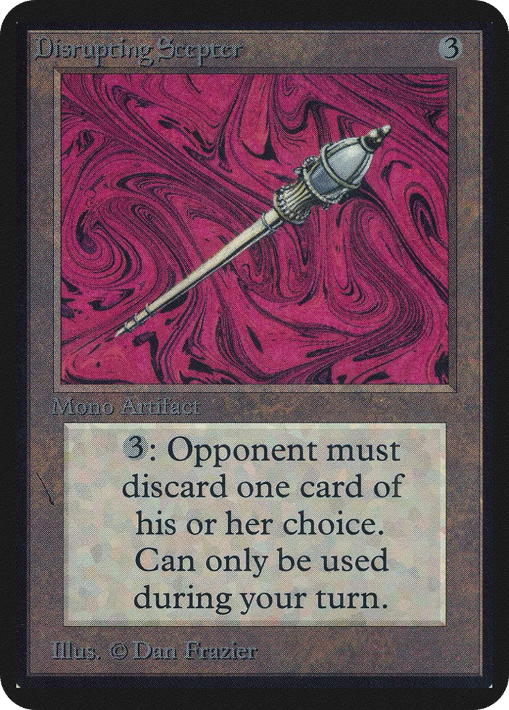 Disrupting Scepter · Limited Edition Alpha