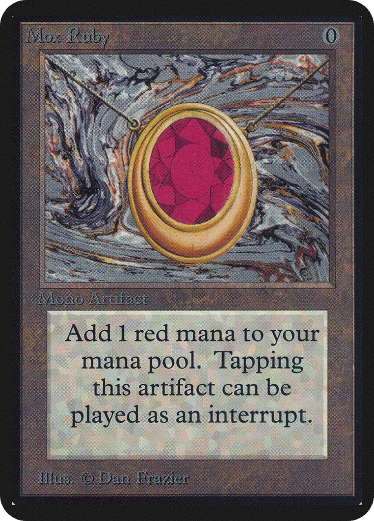 Mox Ruby · Limited Edition Alpha