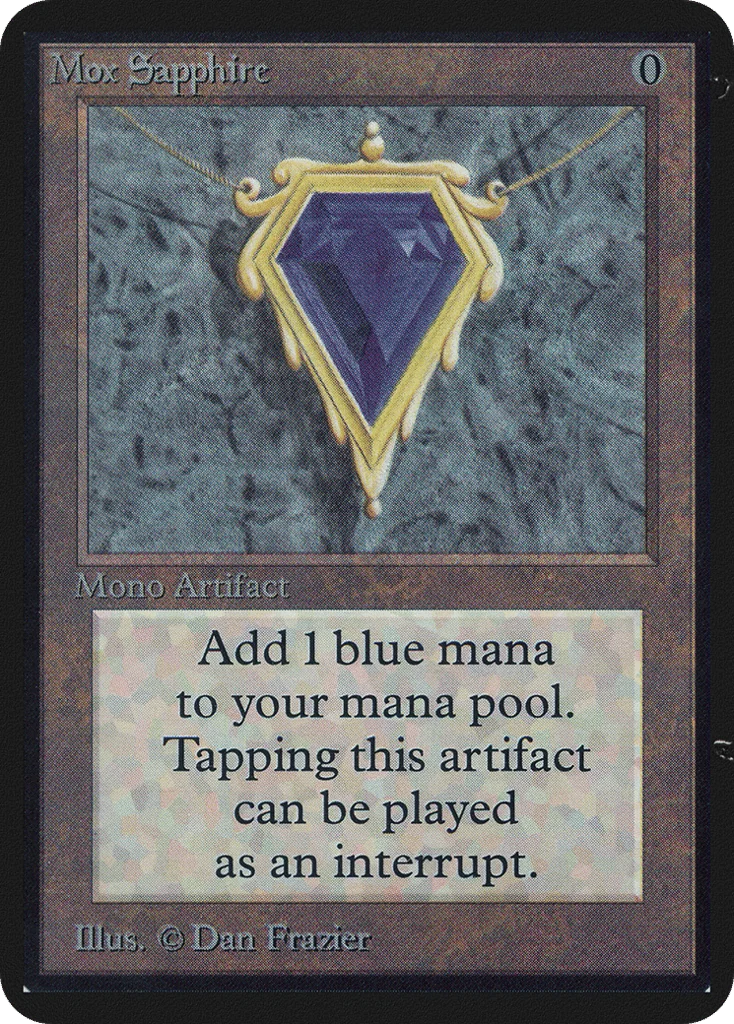 Mox Sapphire · Limited Edition Alpha
