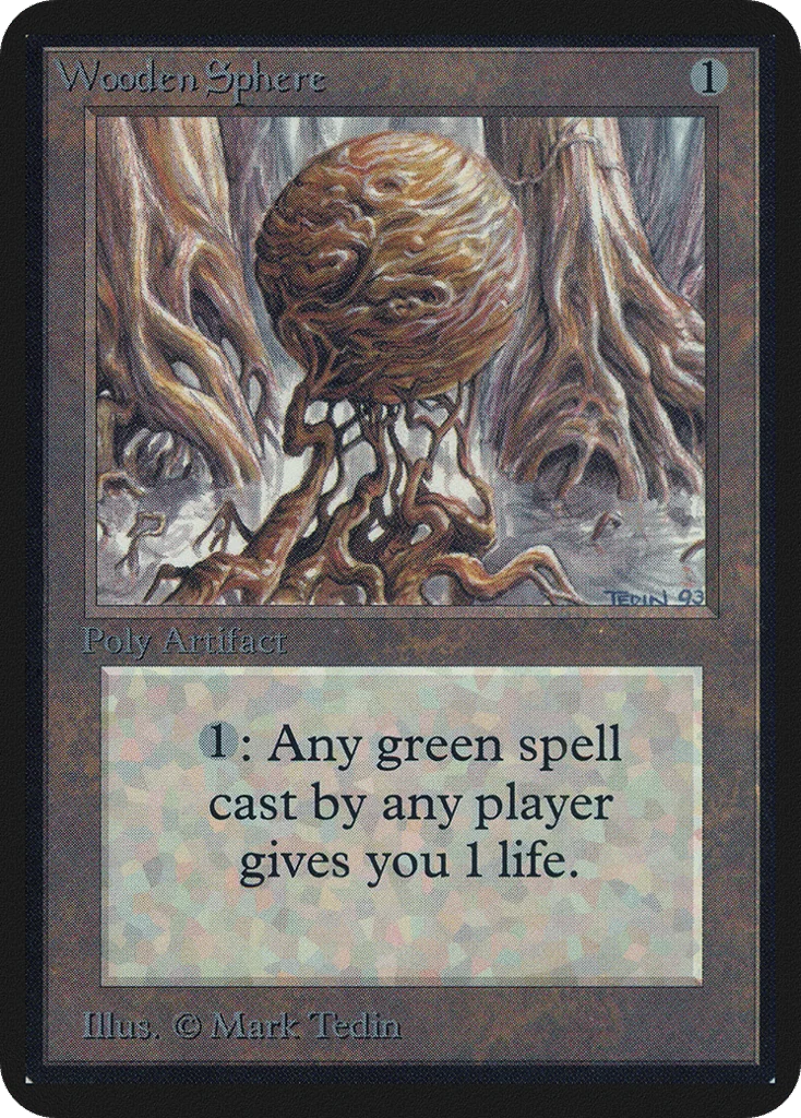 Wooden Sphere · Limited Edition Alpha
