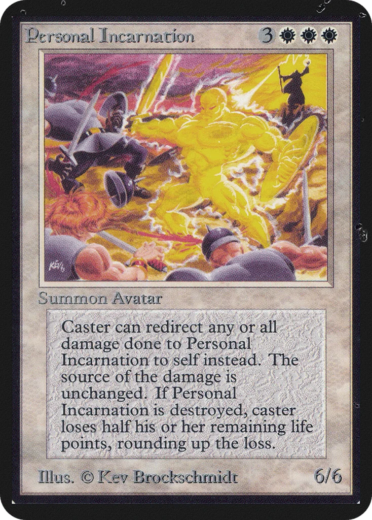 Personal Incarnation · Limited Edition Alpha
