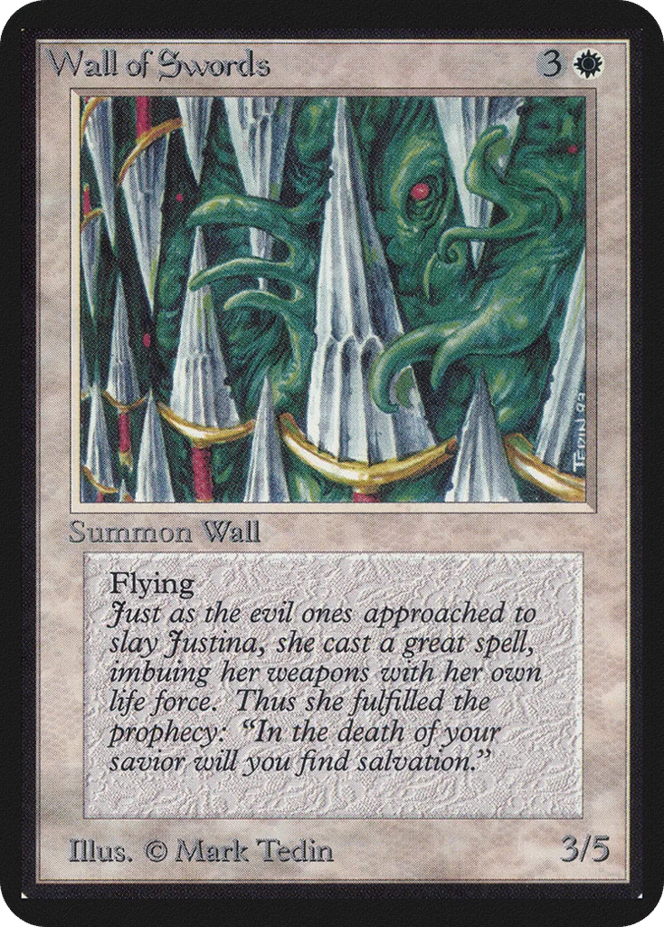 Wall of Swords · Limited Edition Alpha
