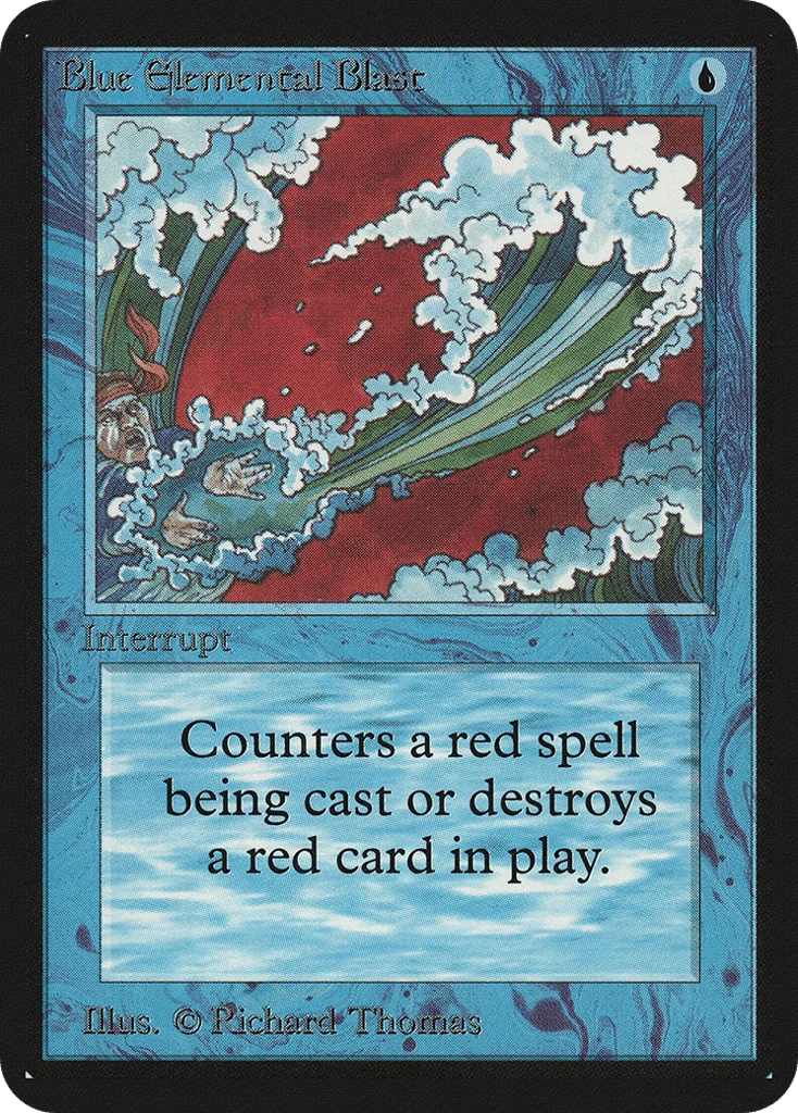 Blue Elemental Blast · Limited Edition Alpha