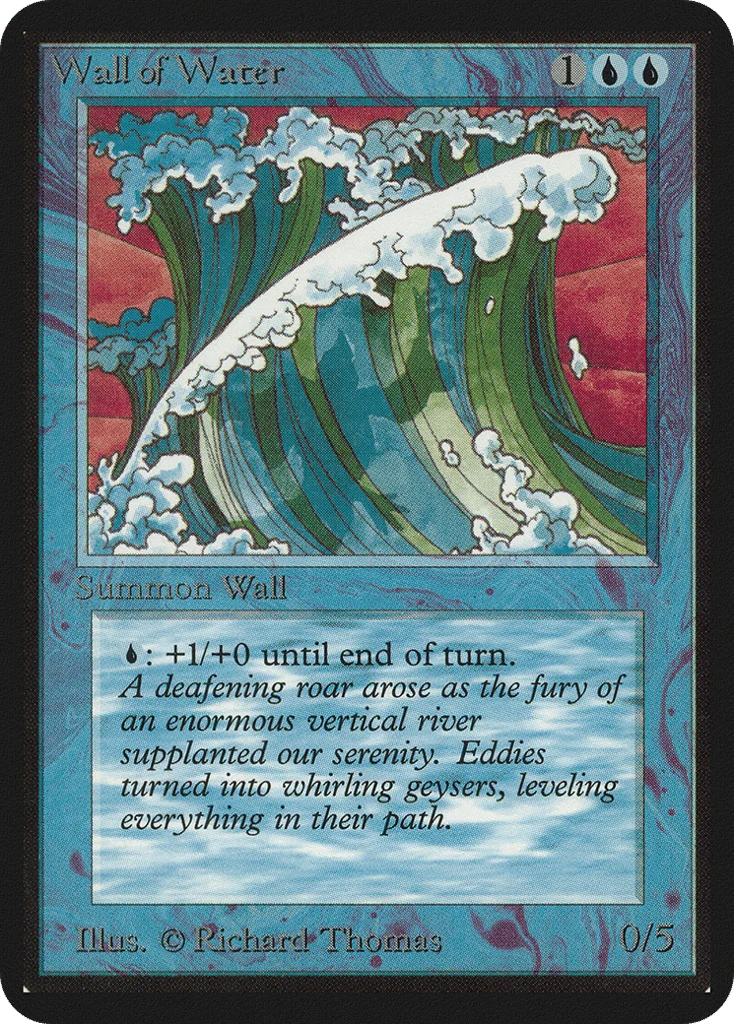 Wall of Water · Limited Edition Alpha