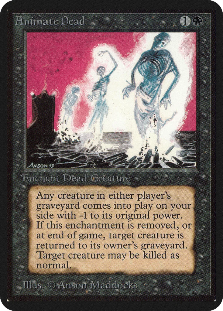 Animate Dead · Limited Edition Alpha