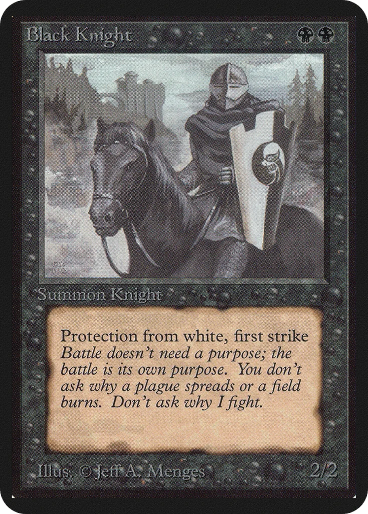 Black Knight · Limited Edition Alpha