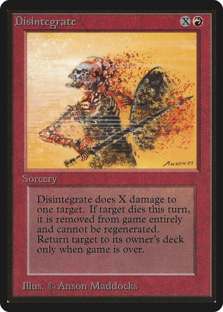 Disintegrate · Limited Edition Beta
