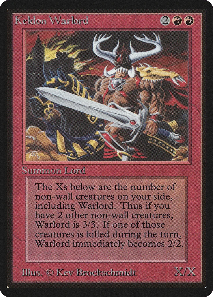Keldon Warlord · Limited Edition Beta