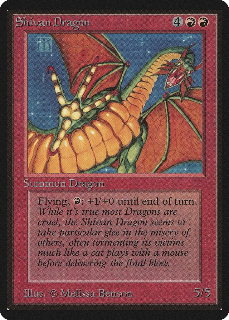Shivan Dragon · Limited Edition Beta