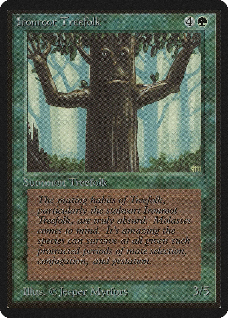 Ironroot Treefolk · Limited Edition Beta