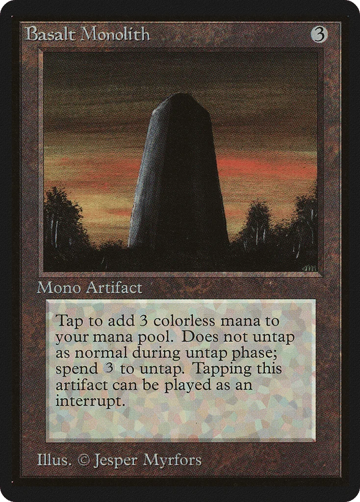Basalt Monolith · Limited Edition Beta