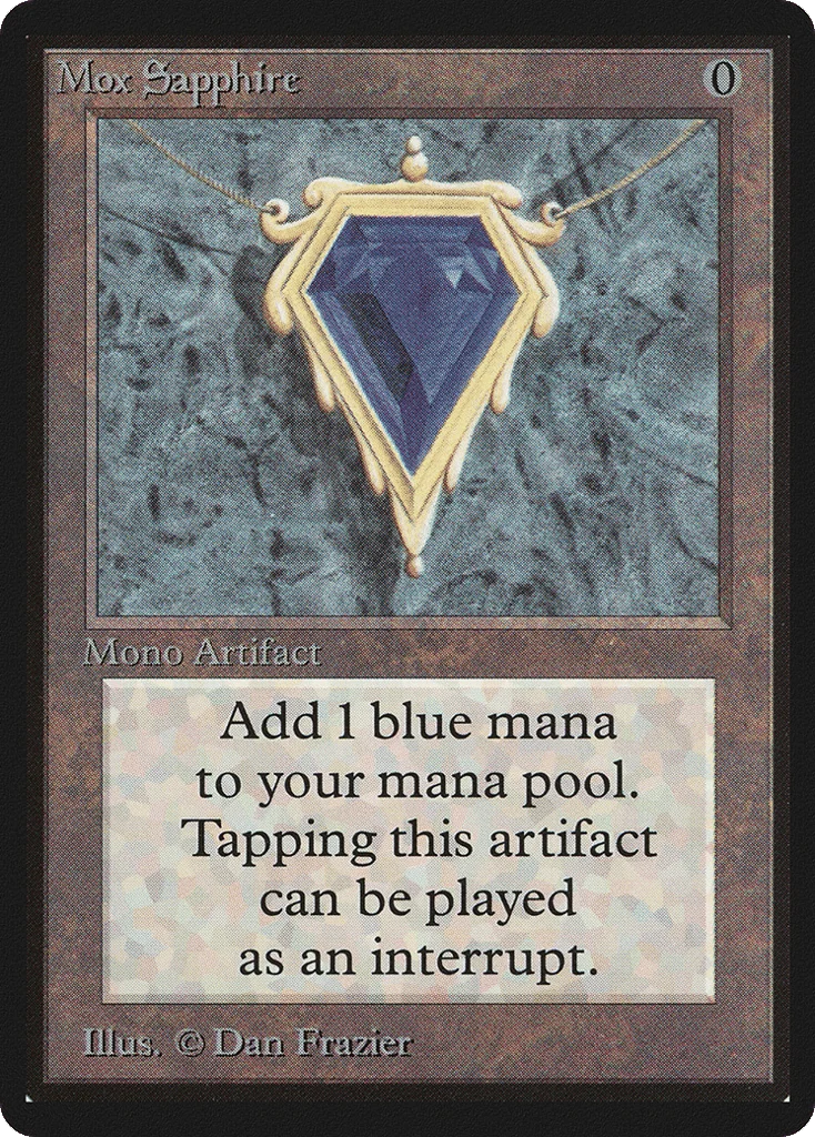 Mox Sapphire · Limited Edition Beta