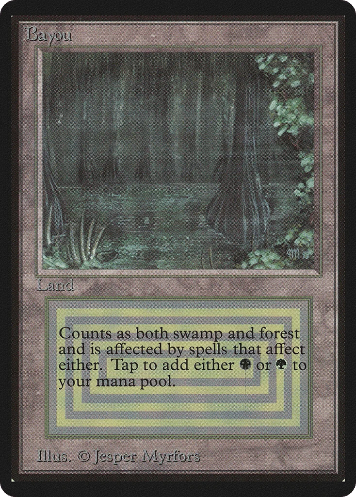 Bayou · Limited Edition Beta