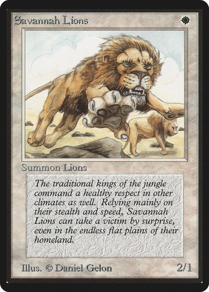 Savannah Lions · Limited Edition Beta