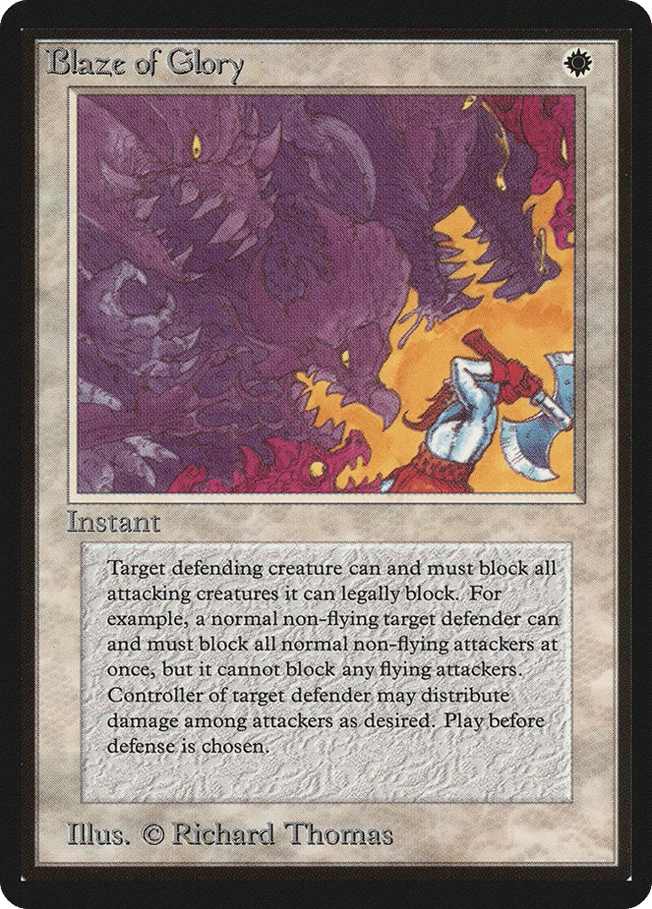 Blaze of Glory · Limited Edition Beta