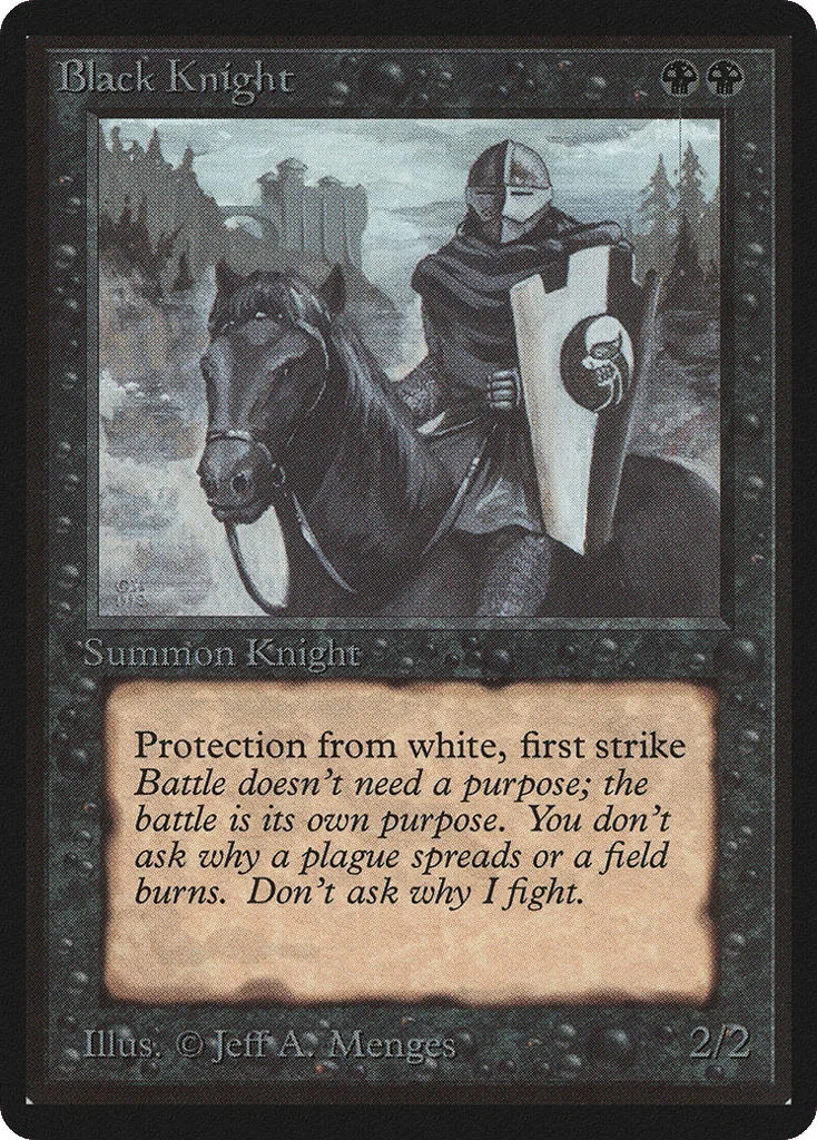 Black Knight · Limited Edition Beta