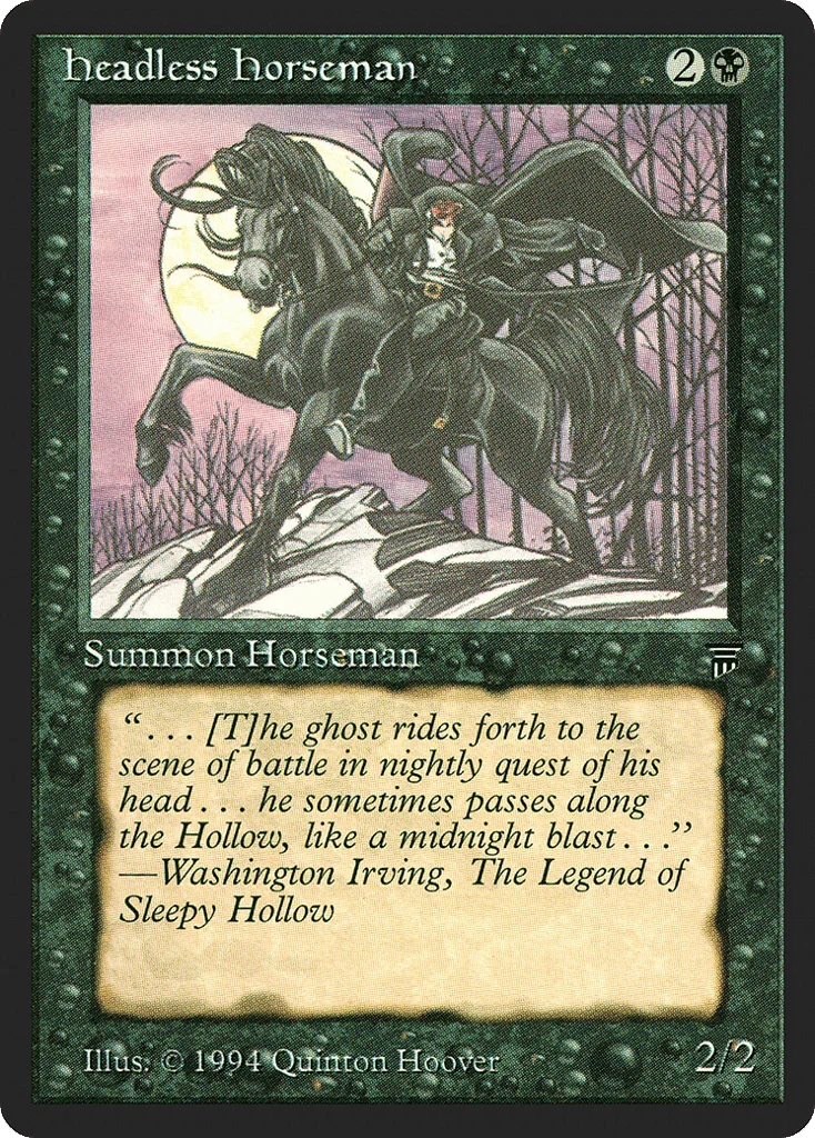 Headless Horseman · Legends
