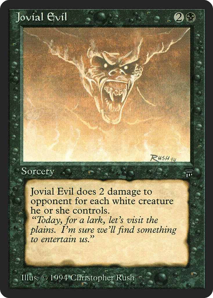 Jovial Evil · Legends