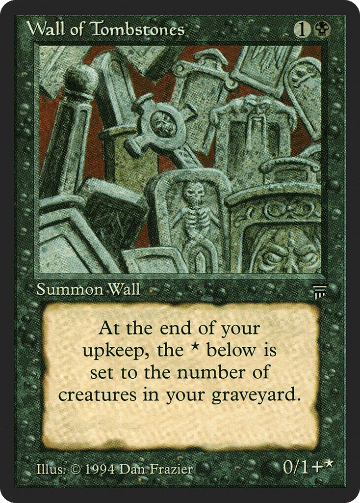 Wall of Tombstones · Legends