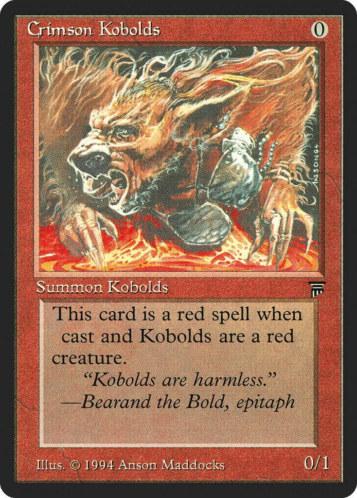 Crimson Kobolds · Legends