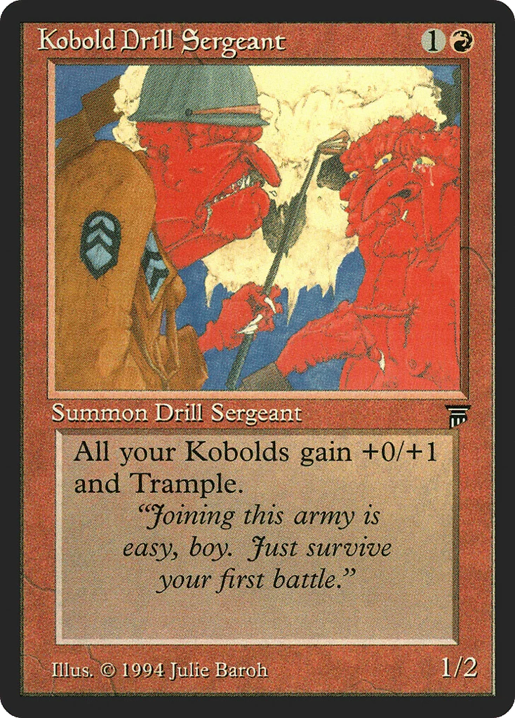 Kobold Drill Sergeant · Legends