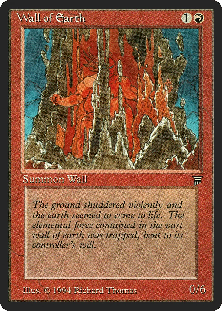Wall of Earth · Legends