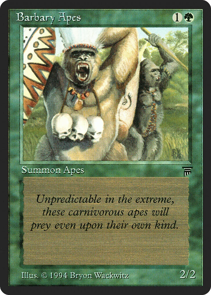 Barbary Apes · Legends