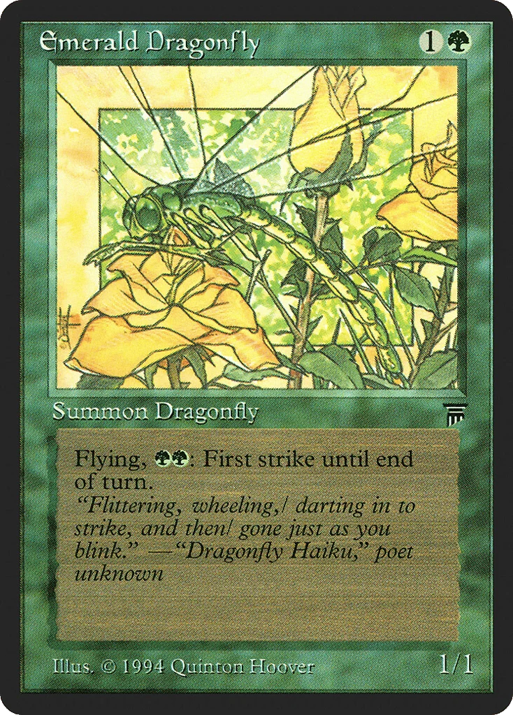 Emerald Dragonfly · Legends