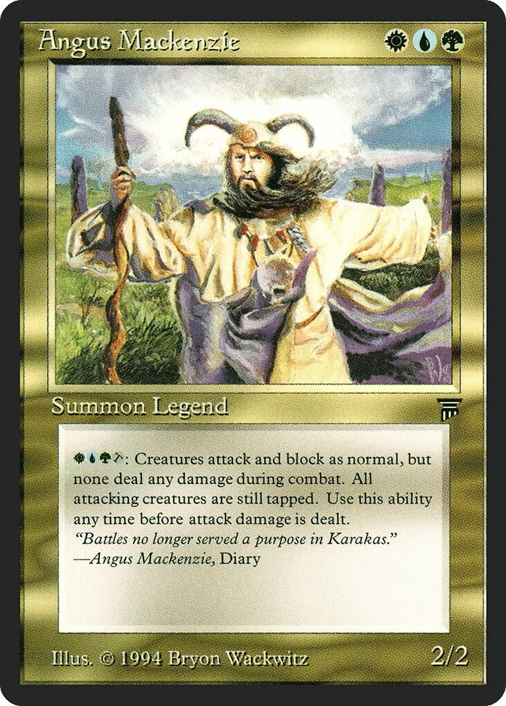 Angus Mackenzie · Legends