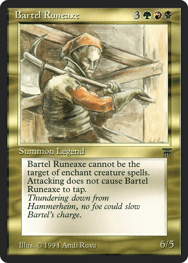 Bartel Runeaxe · Legends