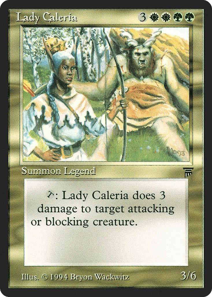 Lady Caleria · Legends
