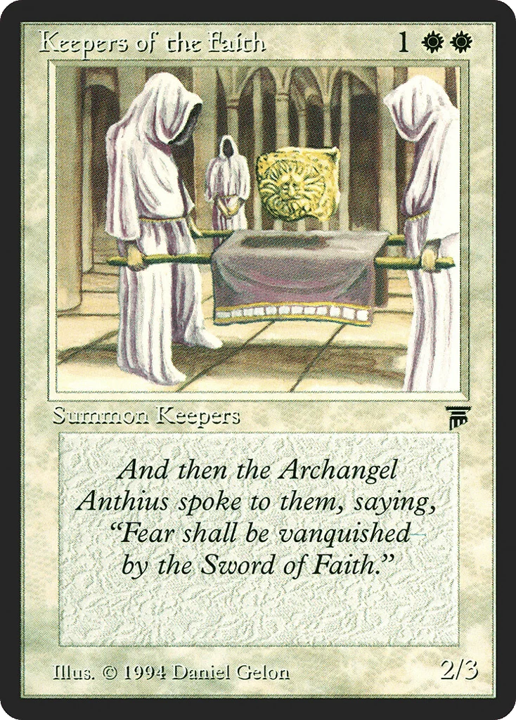 Keepers of the Faith · Legends