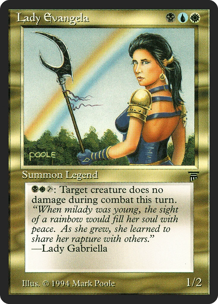 Lady Evangela · Legends