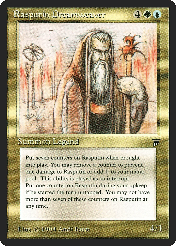 Rasputin Dreamweaver · Legends